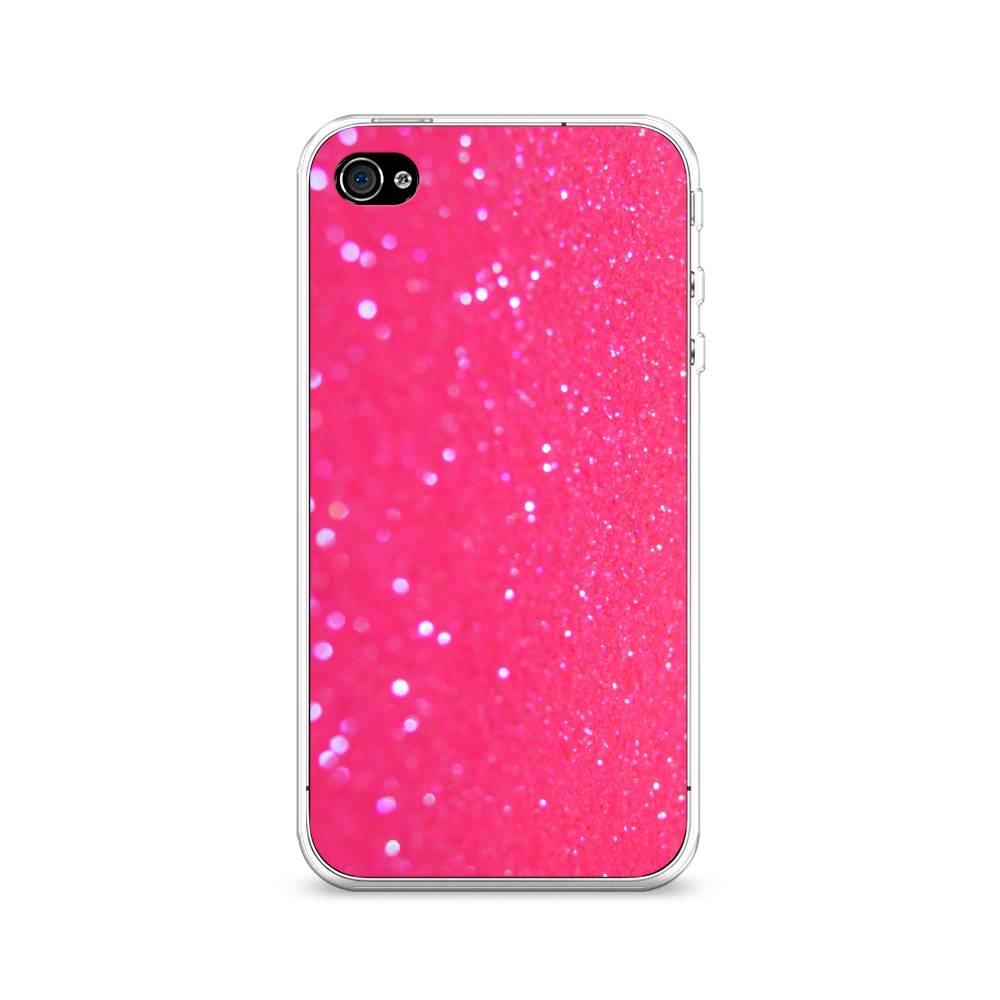 

Чехол Awog "Малиновые блестки рисунок" для Apple iPhone 4/4S, 10150-3