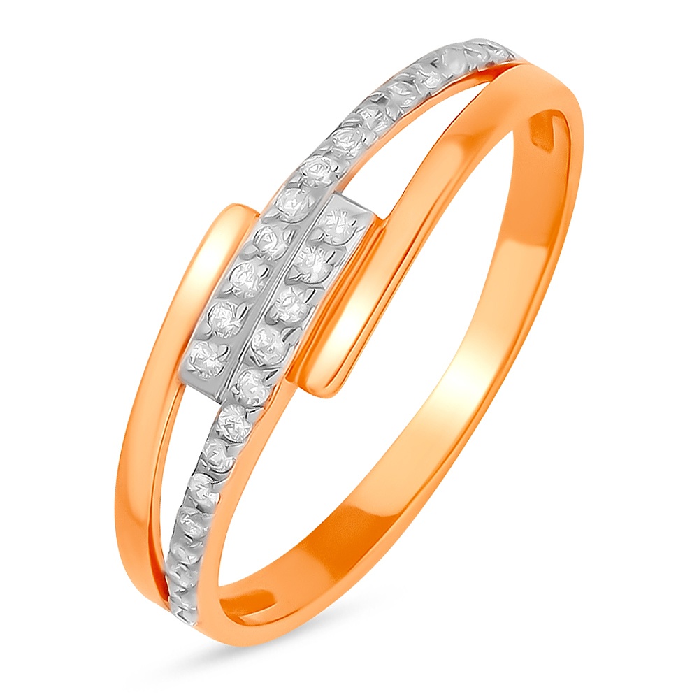 

Кольцо из красного золота с фианитом р.  585Gold 301011665, 301011665