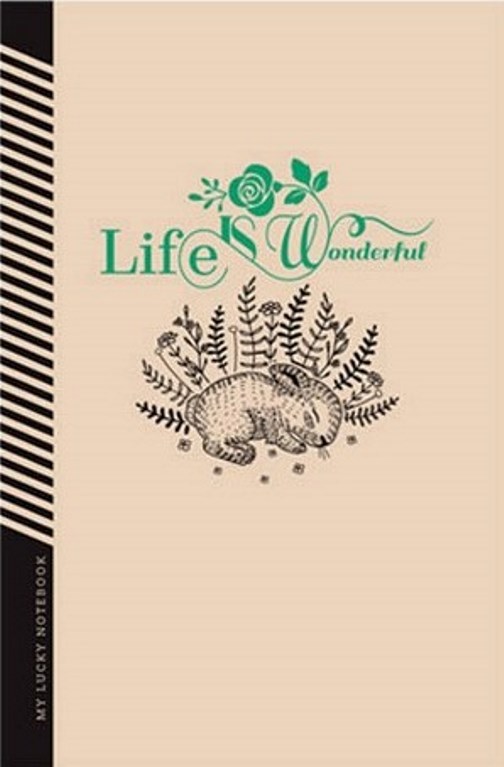 

Блокнот Bourgeois Life is wonderful 3485 (18399) 80 листов, 15*22, клетка, Life is wonderful