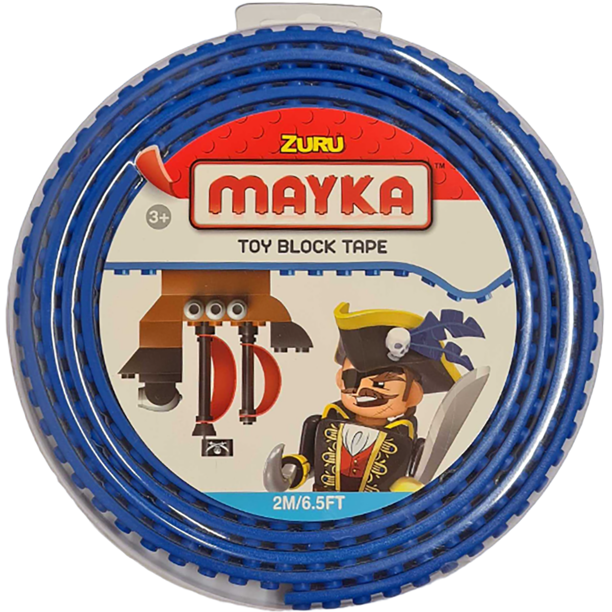 

Гибкая лента-скотч для кубиков Zuru "Mayka" 2м/1,5см, синяя, 2м/1,5см