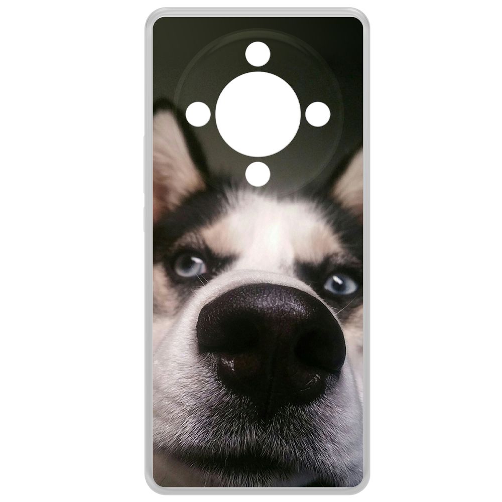 

Чехол-накладка Krutoff Clear Case Нос для Honor X9b, Прозрачный