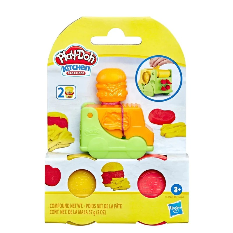 Пластилин Play-Doh - Кухонные творения Мини-фургончик с едой F5348 пластилин play doh маленькие чудеса вафельница