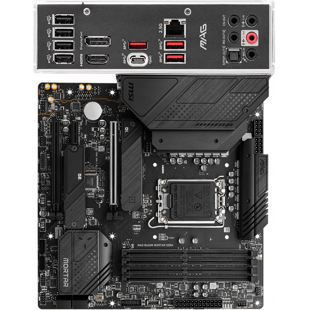 фото Материнская плата msi (mag b660m mortar ddr4)