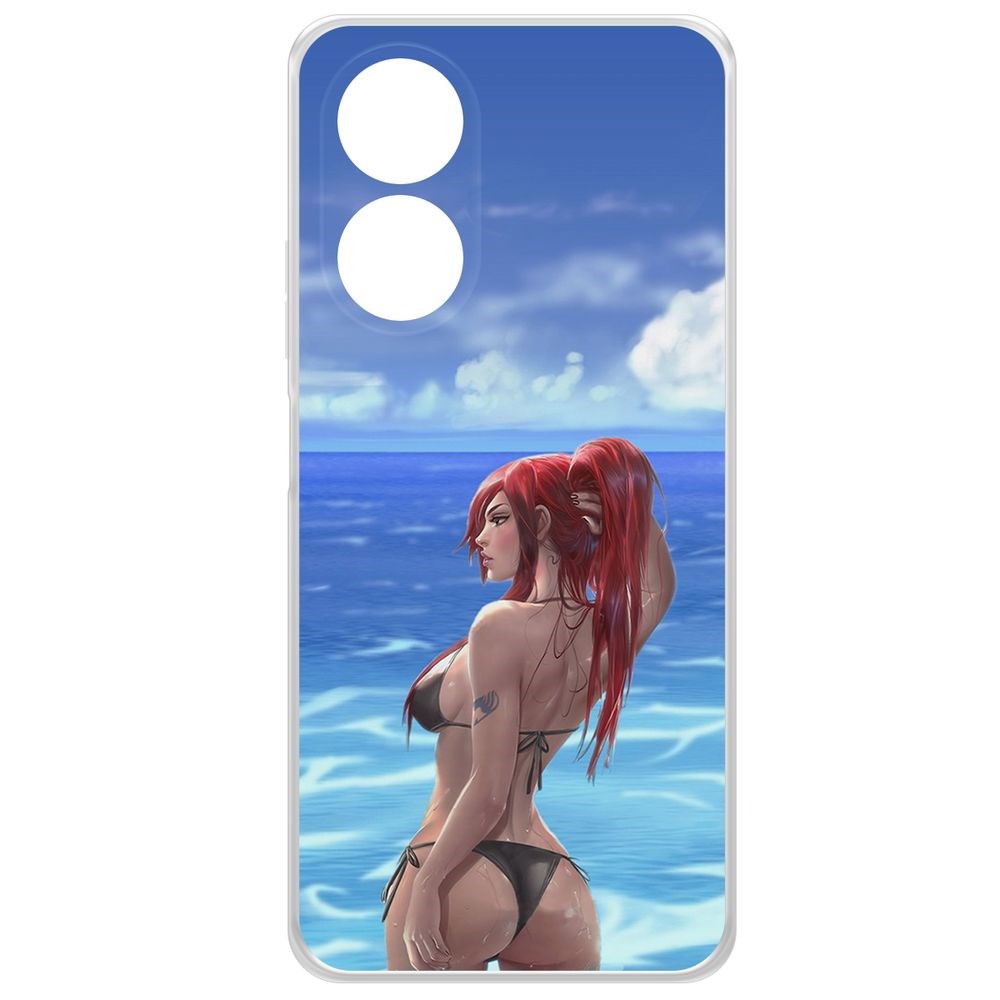 

Чехол-накладка Krutoff Clear Case Купальник женский для Oppo A58 4G, Прозрачный