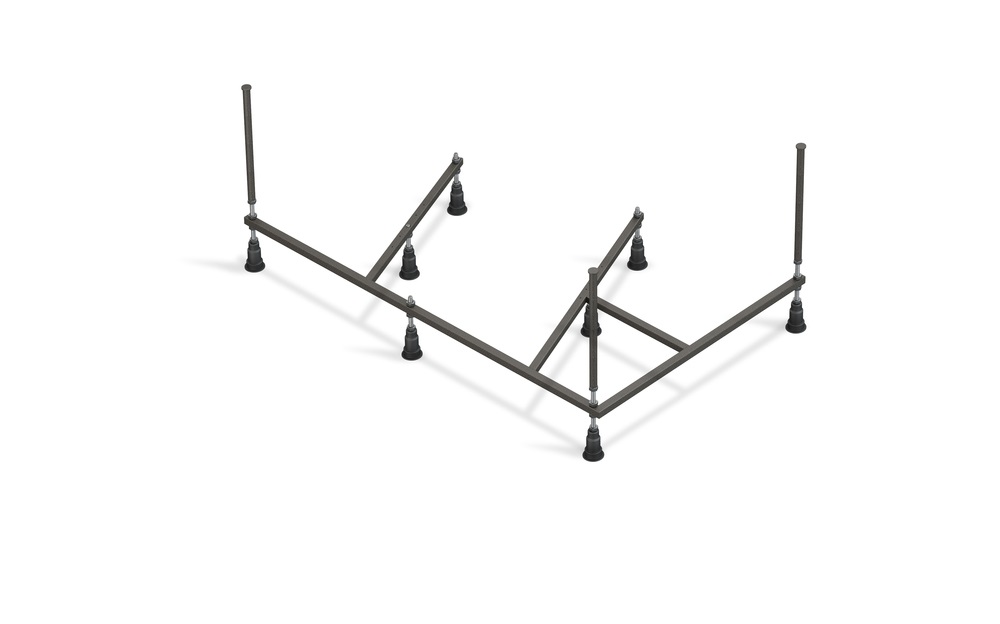 Рама для ванныJOANNA-140NEW металлический в комплекте со сборочным пакетом,K-RW-JOANNA*140