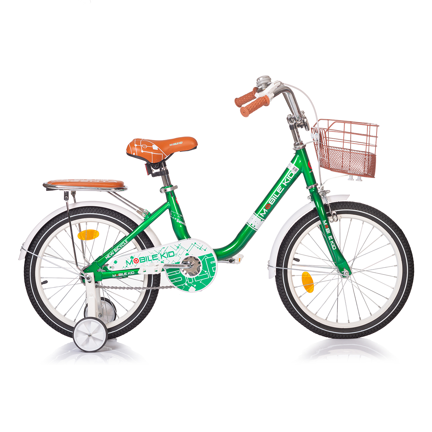фото Велосипед mobile kid genta 18 темно-зеленый