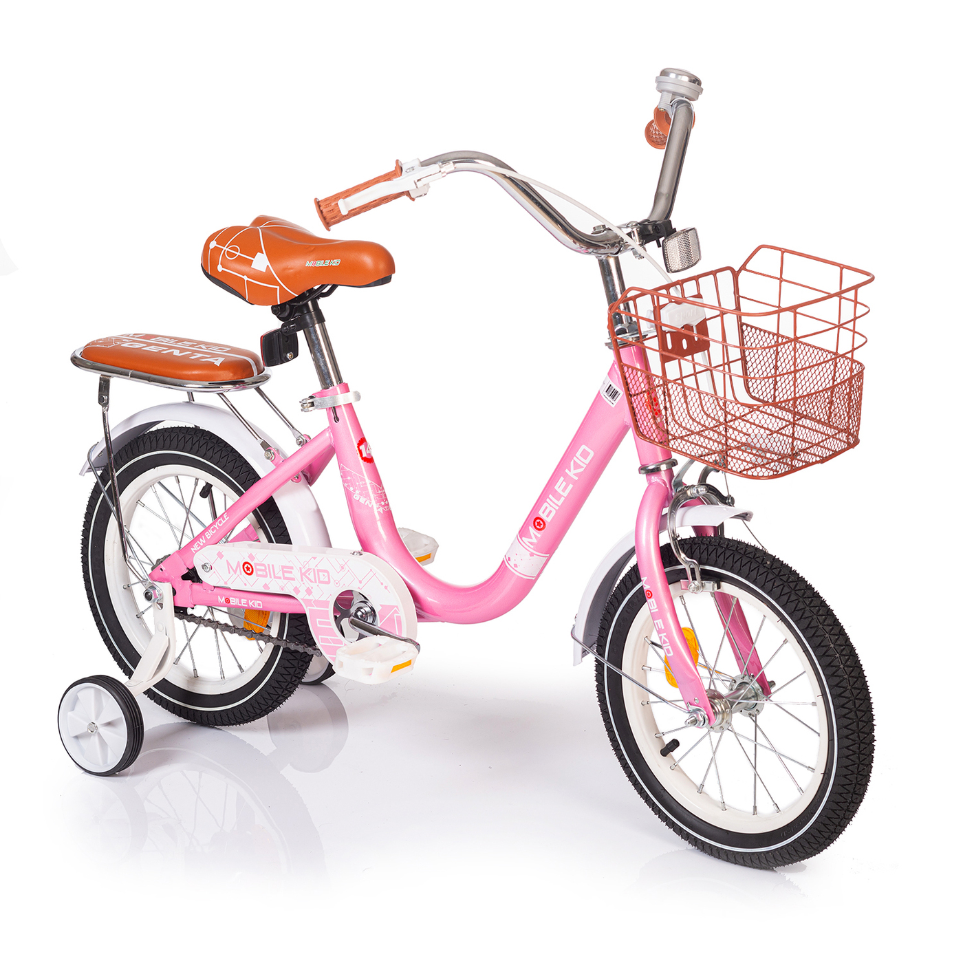 Велосипед Mobile Kid Genta 14 розовый велосипед mobile kid genta 18 темно зеленый