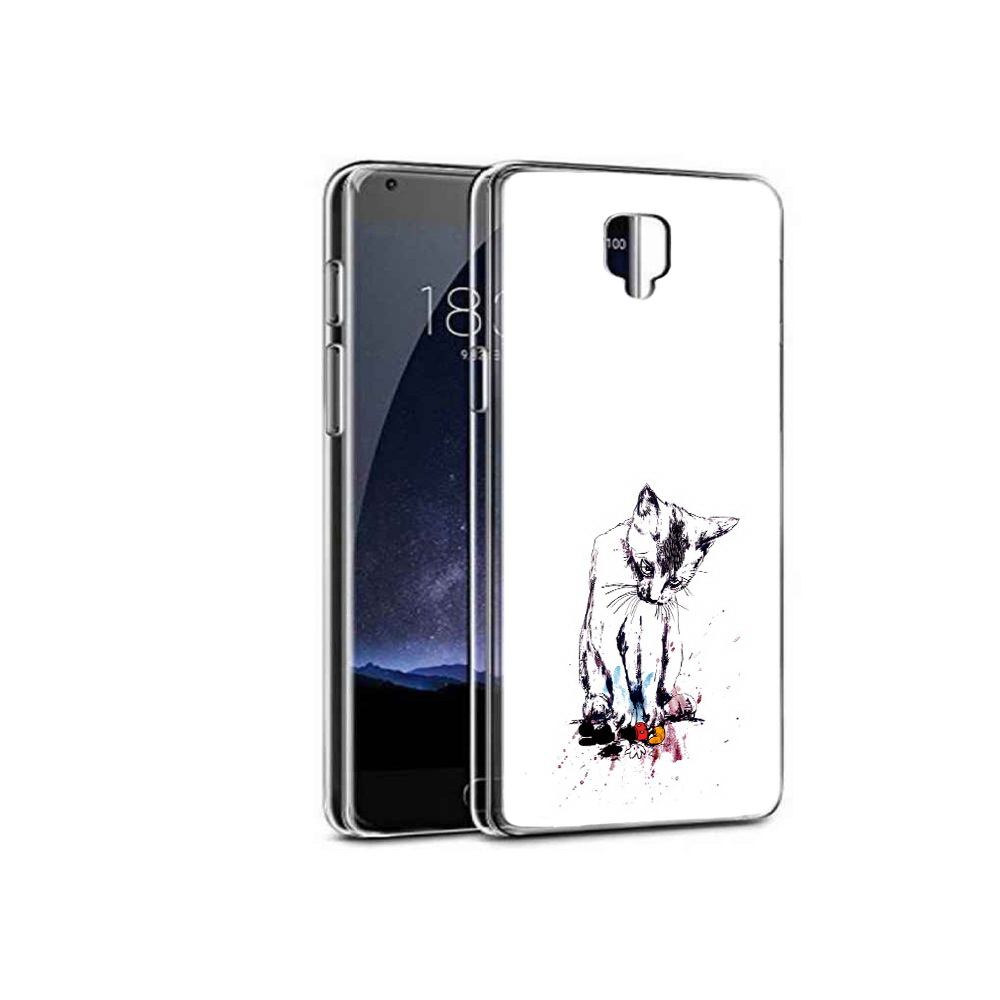 

Чехол MyPads Tocco для OnePlus 3 кот и микки (PT47261.124.399), Прозрачный, Tocco