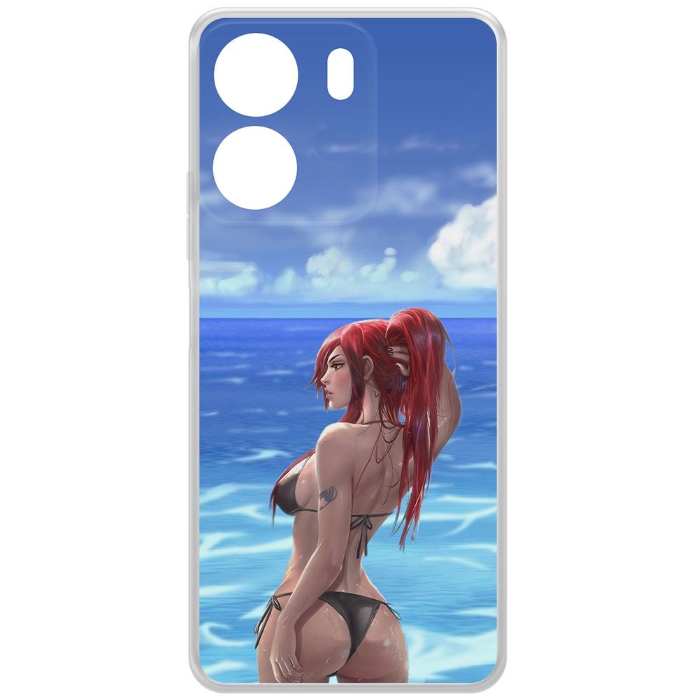 

Чехол-накладка Krutoff Clear Case Купальник женский для Xiaomi Poco C65, Прозрачный