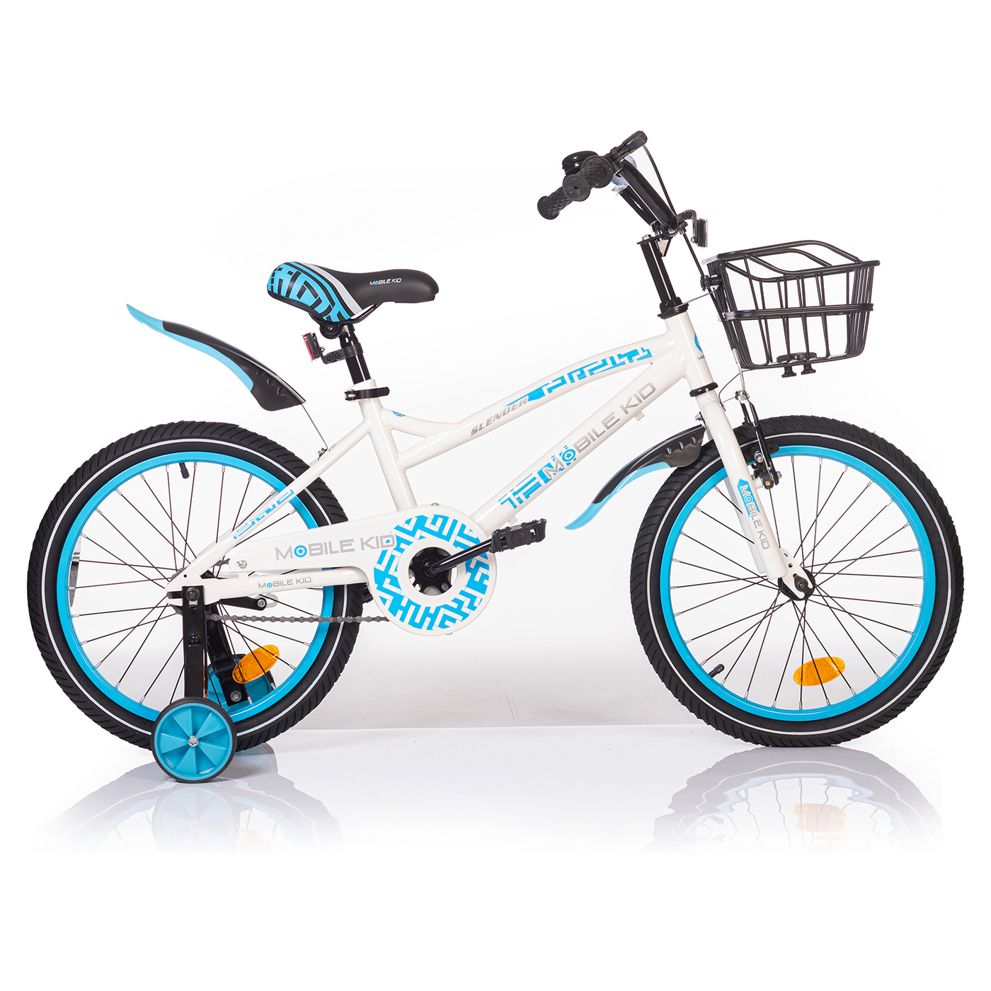 Велосипед Mobile Kid Slender 18 бело-голубой