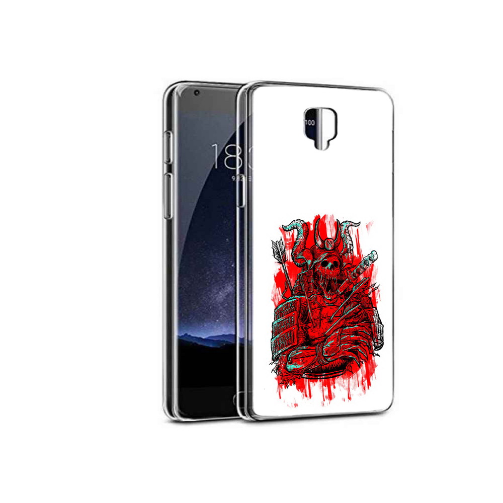 

Чехол MyPads Tocco для OnePlus 3 красный скелет воин (PT47261.124.413), Прозрачный, Tocco