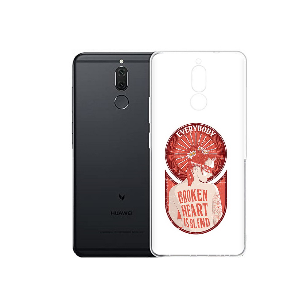 

Чехол MyPads Tocco для Huawei Nova 2i девушка разбитое сердце (PT92543.64.310), Прозрачный, Tocco