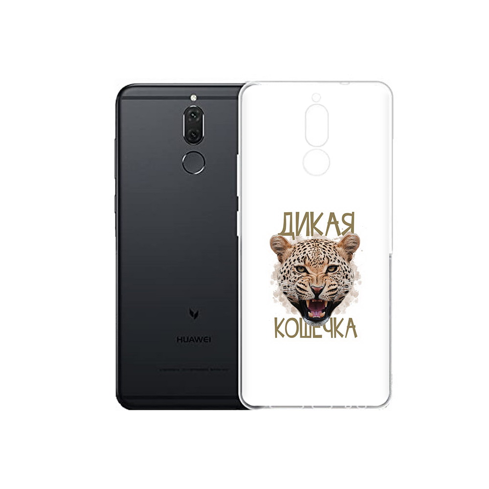 

Чехол MyPads Tocco для Huawei Nova 2i дикая кошечка (PT92543.64.324), Прозрачный, Tocco
