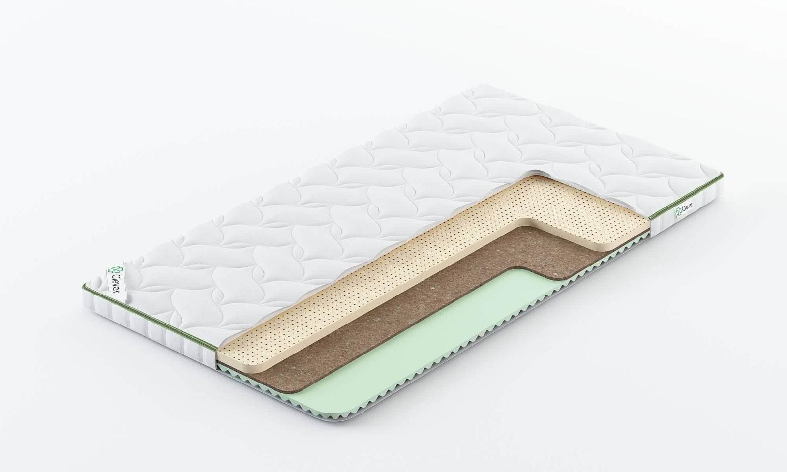 

Топпер Clever LatexTop Wave Hard 180x205, Белый, Clever LatexTop Wave Hard