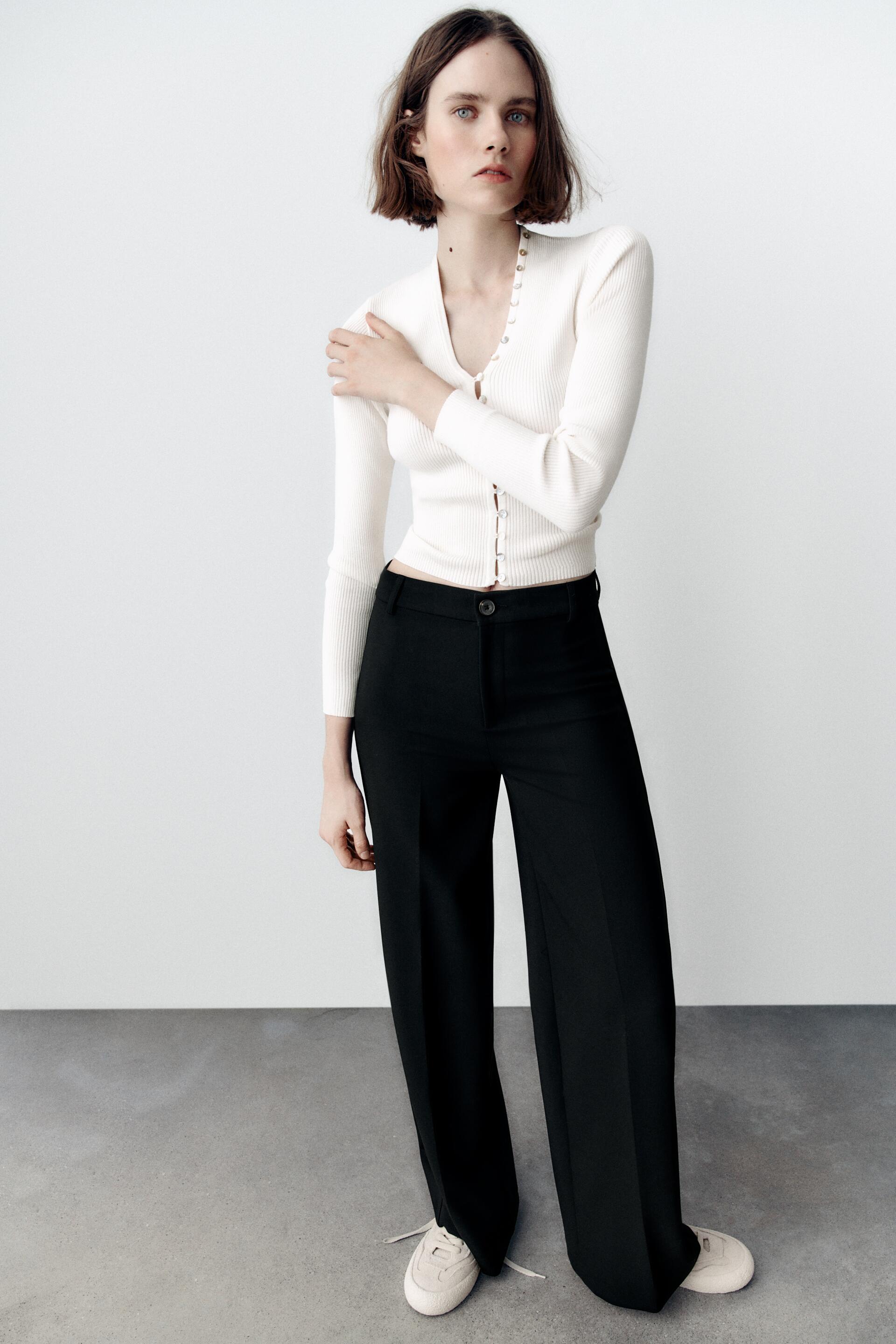 

Брюки женские ZARA 08345020 черные L (доставка из-за рубежа), 08345020