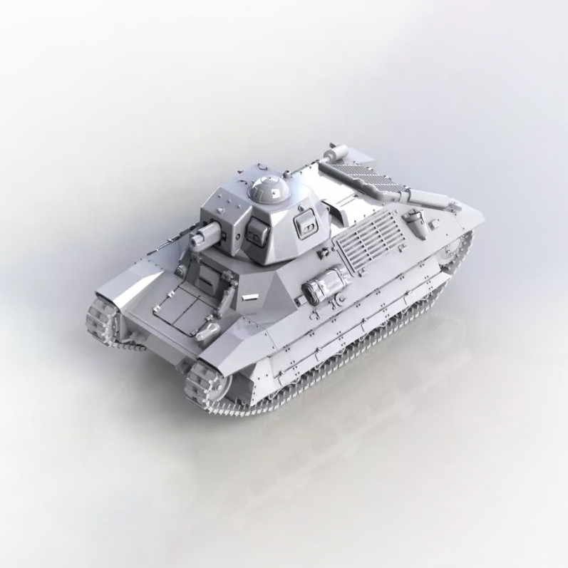 

Сборная модель Zebrano французский лёгкий танк FCM 36 с башней APX-R 100250