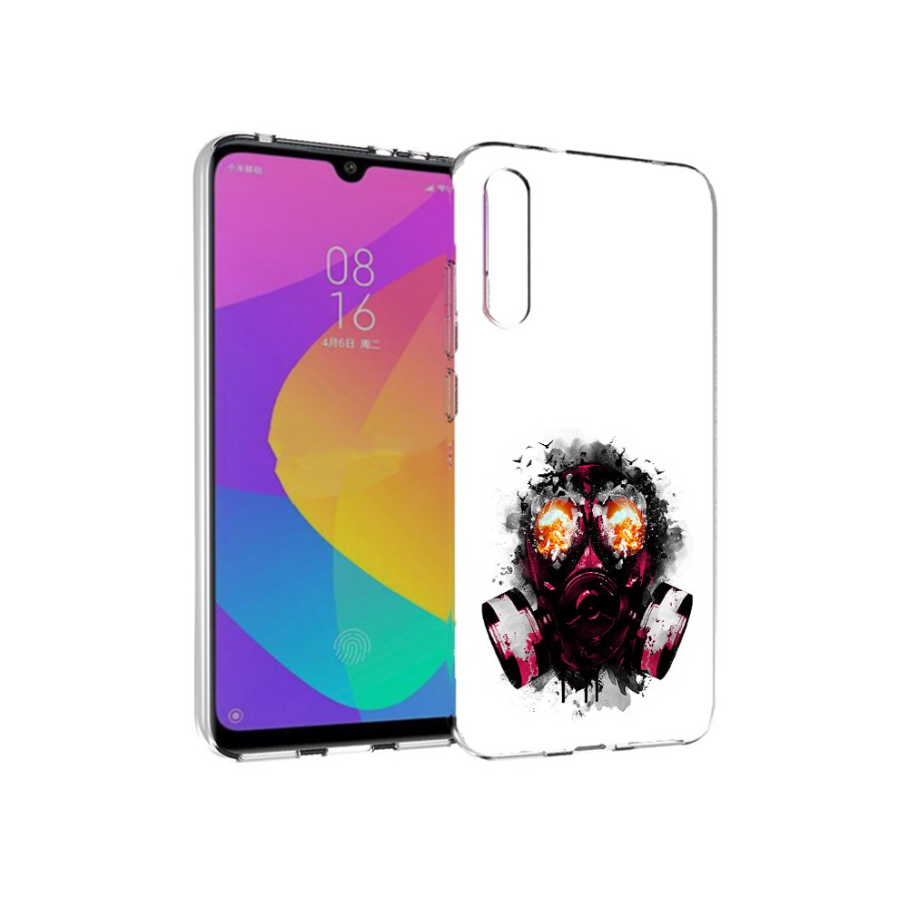 

Чехол MyPads Tocco для Xiaomi Mi CC9e красный противогаз (PT134188.271.412), Прозрачный, Tocco