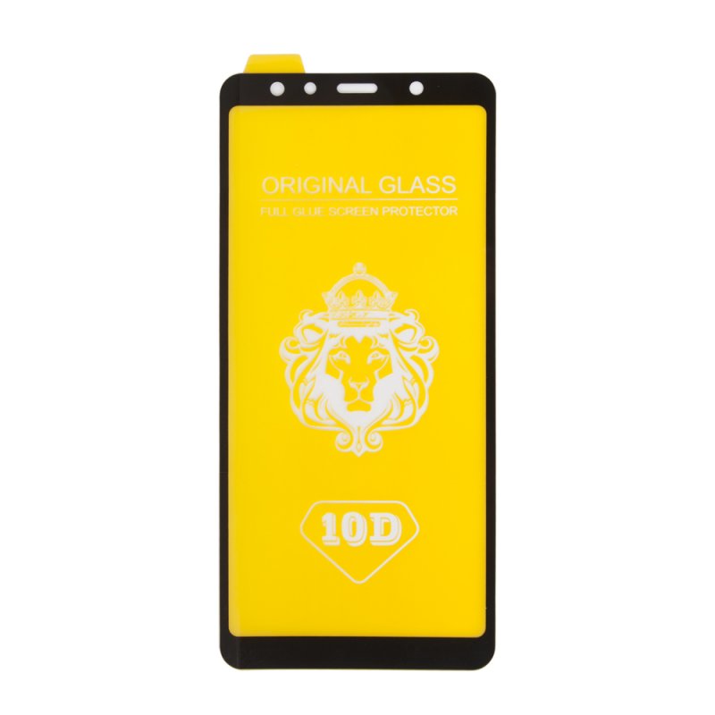 Защитное стекло для Samsung A7 2018/A750 Full Glue Original Glass 10D 0,3 мм Yellow