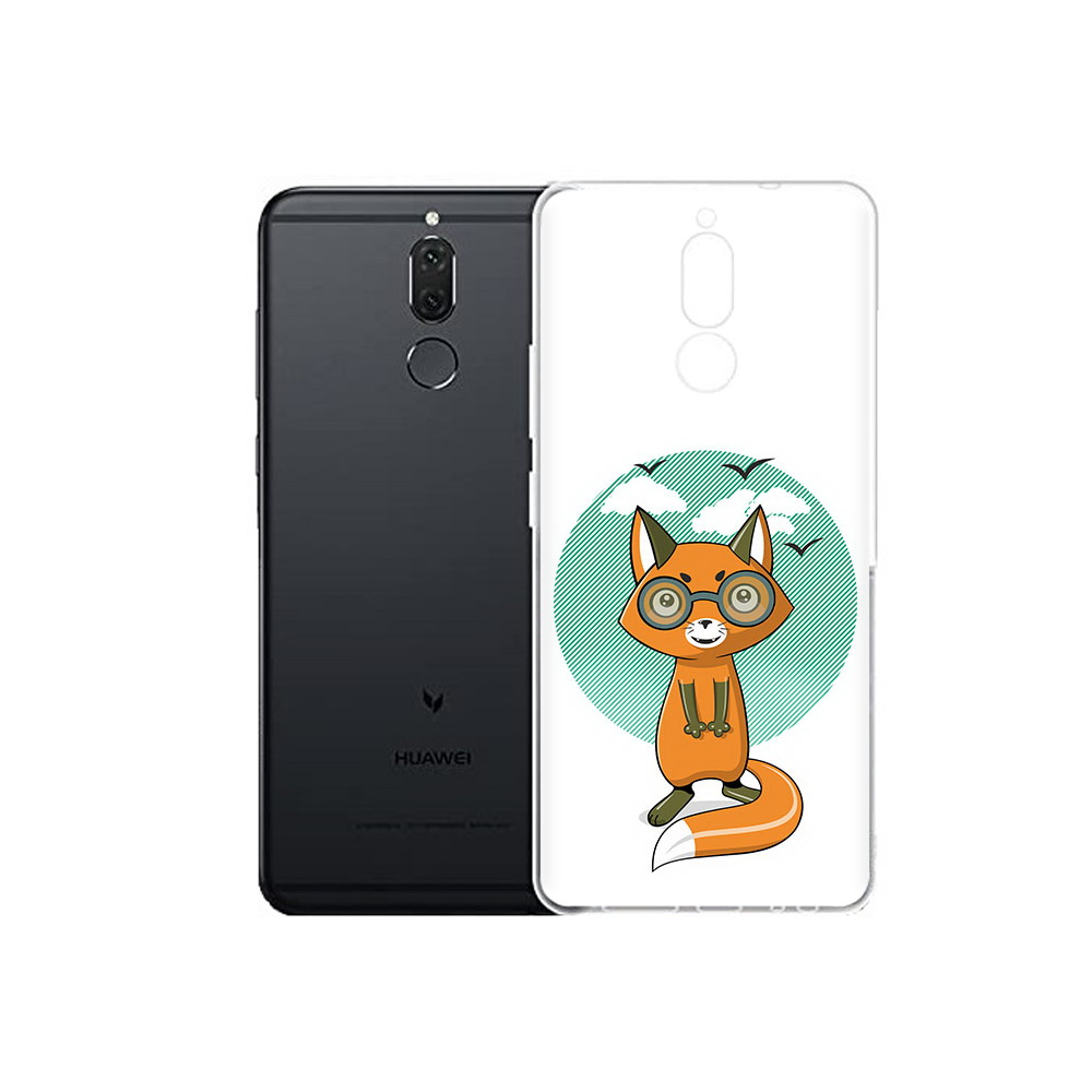 

Чехол MyPads Tocco для Huawei Nova 2i задумчивая лиса (PT92543.64.348), Прозрачный, Tocco