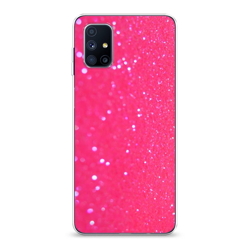 

Чехол Awog "Малиновые блестки рисунок" для Samsung Galaxy M51