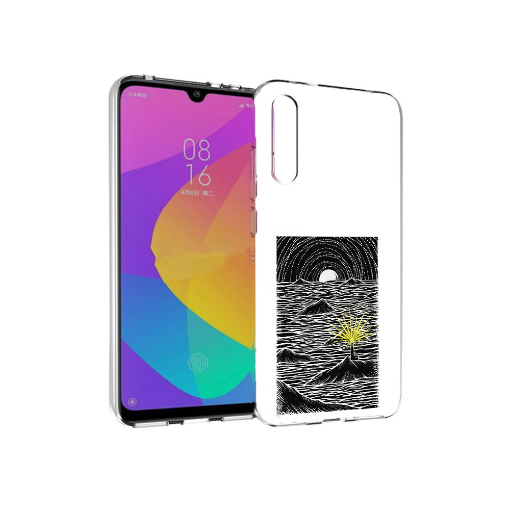 

Чехол MyPads Tocco для Xiaomi Mi CC9e маяк в черно белом море (PT134188.271.460), Прозрачный, Tocco