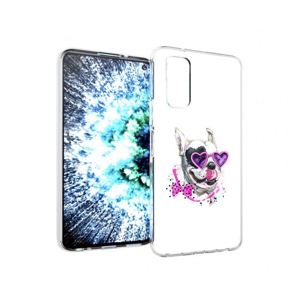 

Чехол MyPads Tocco для Vivo IQOO Neo 3 акварельный пёс (PT157205.400.218), Прозрачный, Tocco