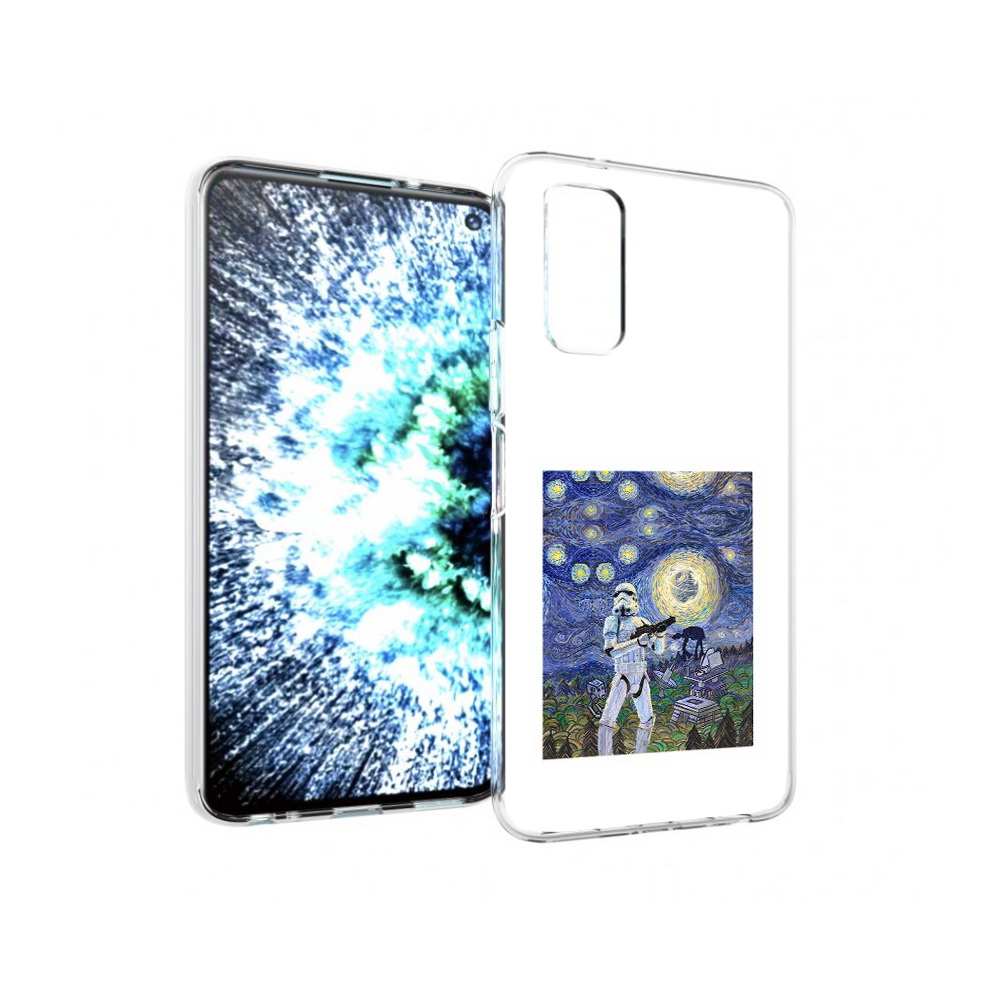 

Чехол MyPads Tocco для Vivo IQOO Neo 3 star wars звездная ночь (PT157205.400.23), Прозрачный, Tocco