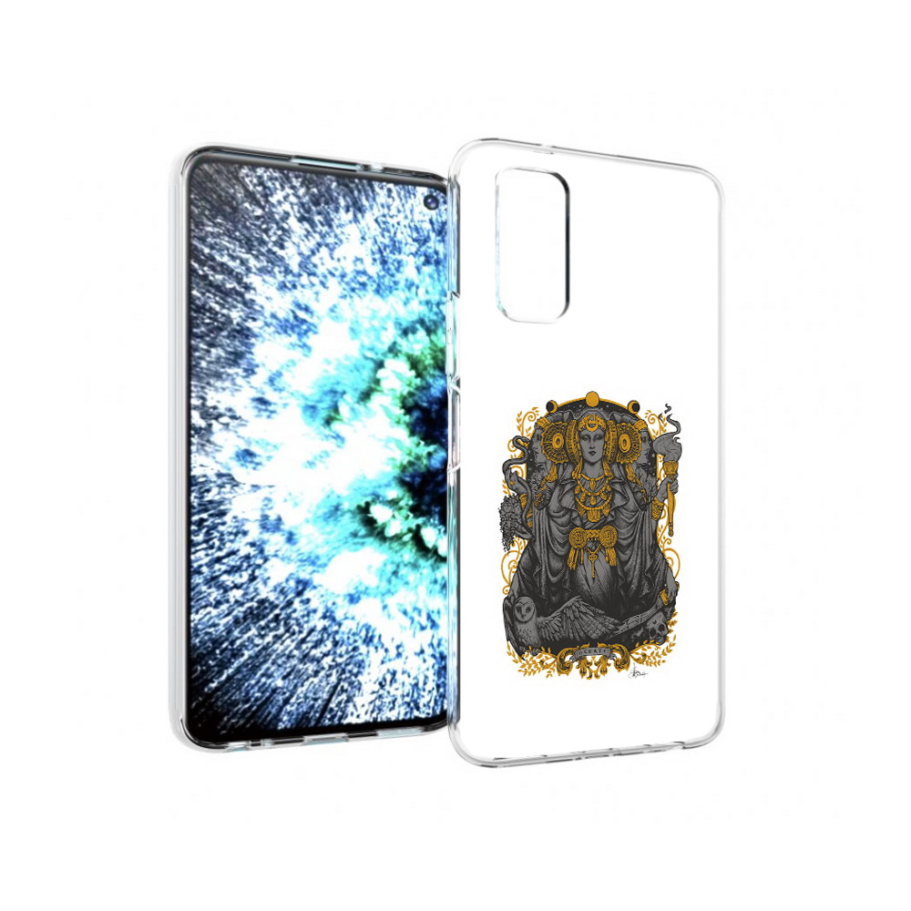 

Чехол MyPads Tocco для Vivo IQOO Neo 3 божество с золотыми элементами (PT157205.400.241), Прозрачный, Tocco