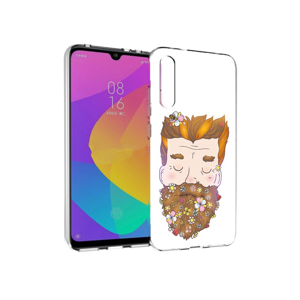 

Чехол MyPads Tocco для Xiaomi Mi CC9e мужчина с цветами в бороде (PT134188.271.489), Прозрачный, Tocco