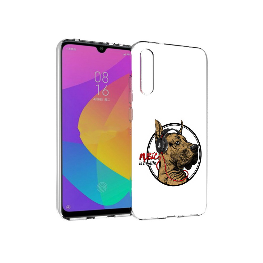 

Чехол MyPads Tocco для Xiaomi Mi CC9e музыкальная собака (PT134188.271.490), Прозрачный, Tocco