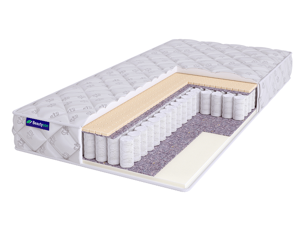 

Матрас Beautyson Roll Spring Soft Latex 1 S600, 180х135, 17 см, пружинный, Roll Spring Soft Latex 1 S600