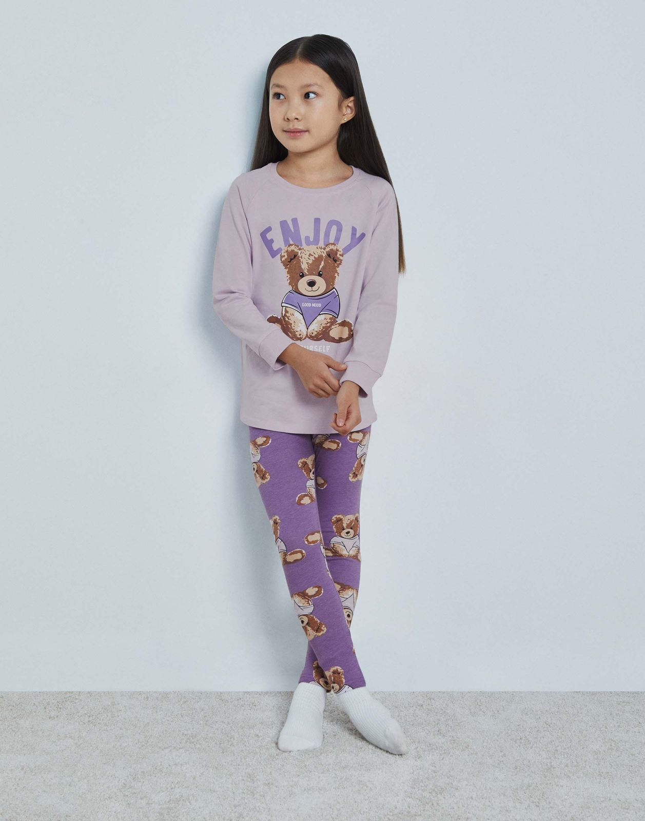 Пижама детская Gloria Jeans GSL001618, разноцветный, 110