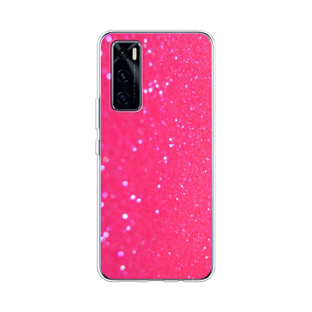 

Чехол Awog "Малиновые блестки рисунок" для Vivo V20 SE