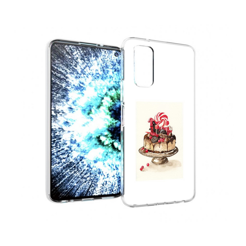 

Чехол MyPads Tocco для Vivo IQOO Neo 3 вкусный торт (PT157205.400.262), Прозрачный, Tocco