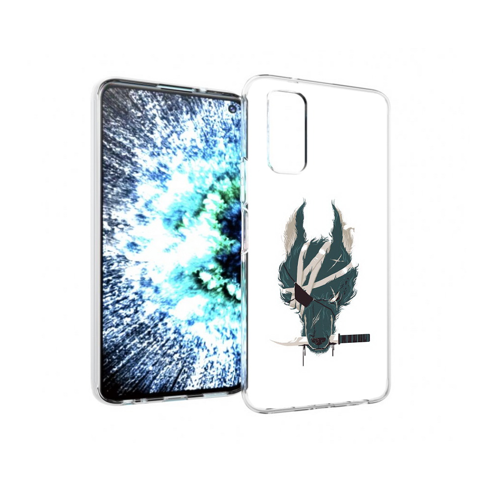 

Чехол MyPads Tocco для Vivo IQOO Neo 3 волк-разбойник (PT157205.400.271), Прозрачный, Tocco