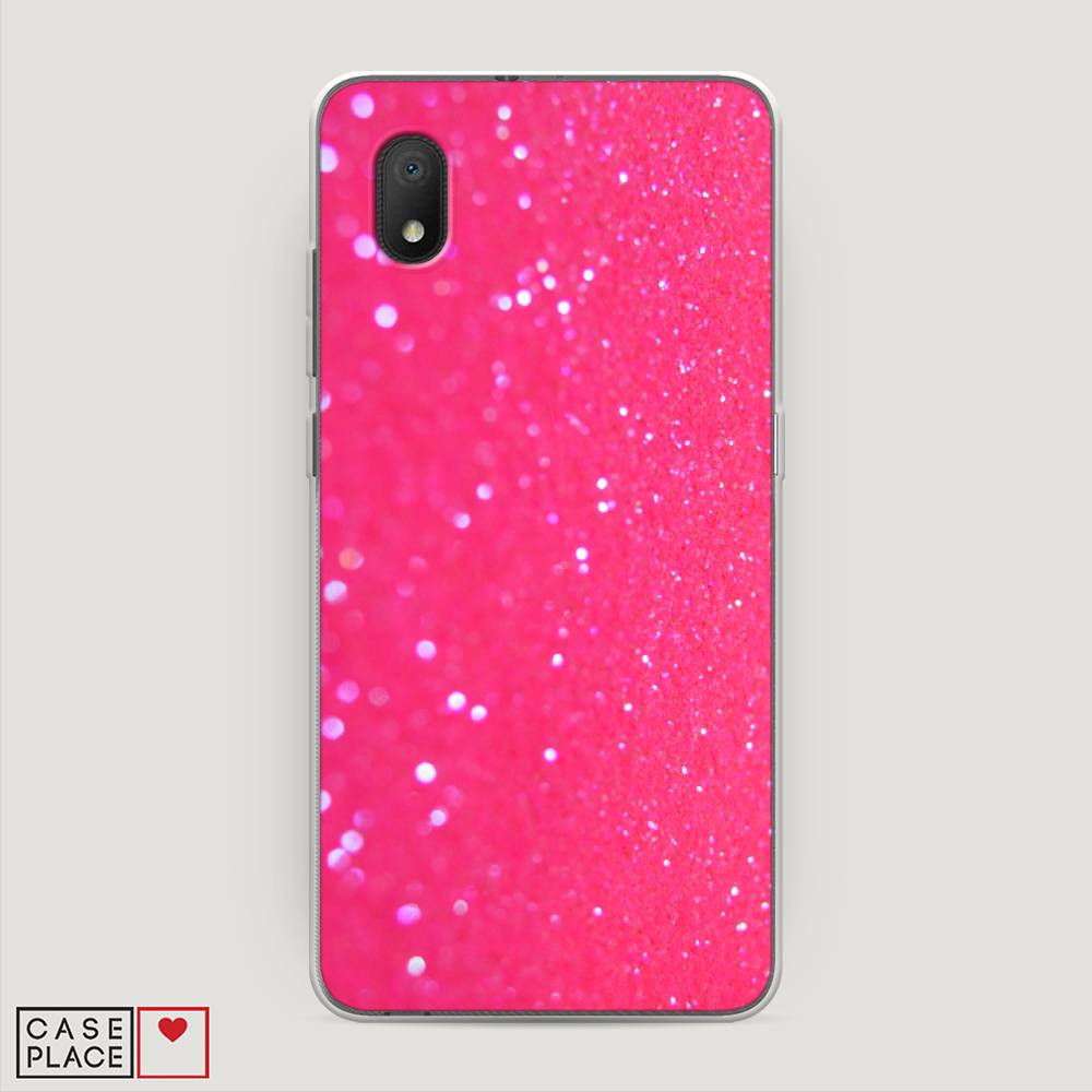 

Чехол Awog "Малиновые блестки рисунок" для Alcatel 1A (2020) 5002F