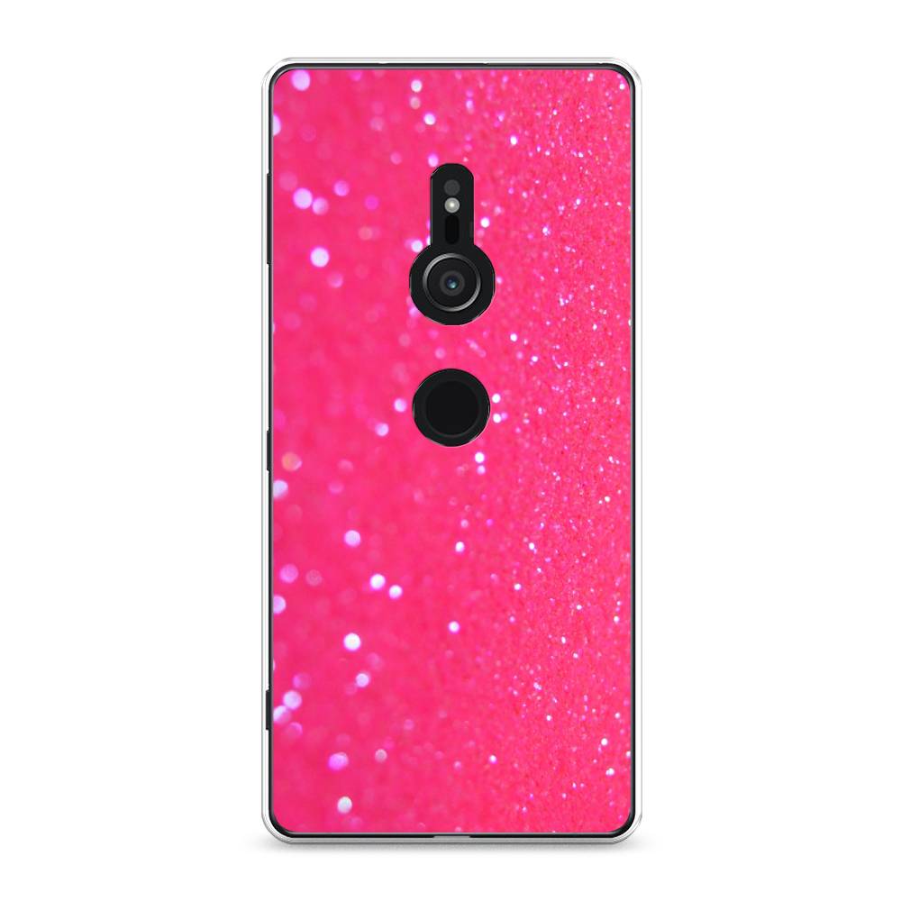 

Чехол Awog "Малиновые блестки рисунок" для Sony Xperia XZ2
