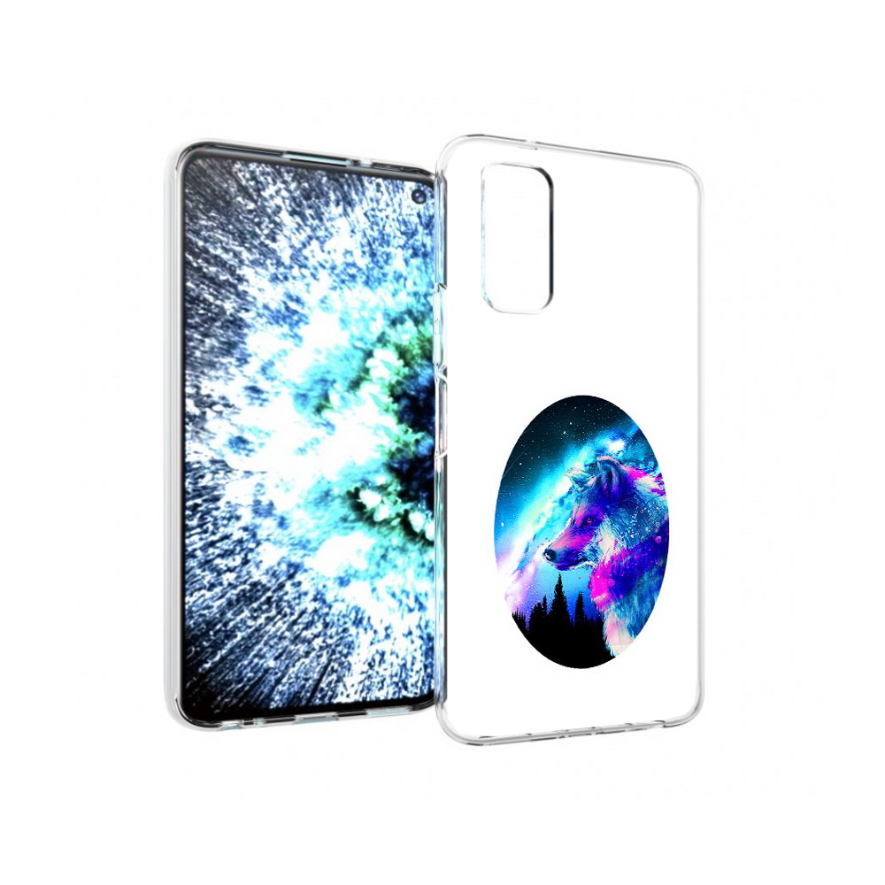 

Чехол MyPads Tocco для Vivo IQOO Neo 3 голубой волк (PT157205.400.293), Прозрачный, Tocco