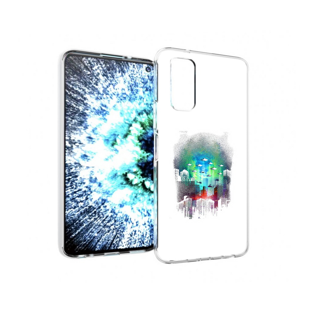 

Чехол MyPads Tocco для Vivo IQOO Neo 3 город в свечении (PT157205.400.296), Прозрачный, Tocco