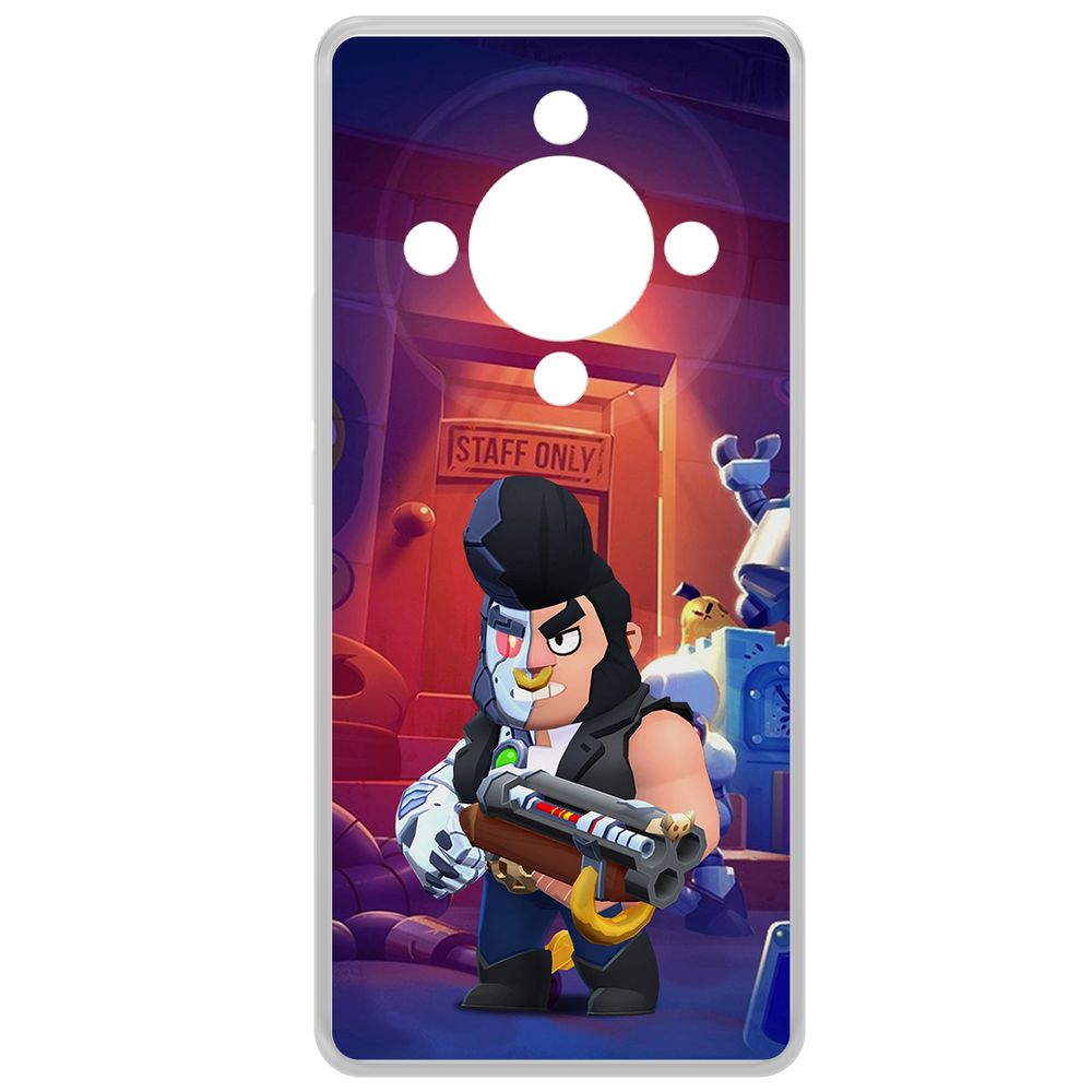 

Чехол-накладка Krutoff Clear Case Brawl Stars-Б-800 для Honor X9b, Прозрачный