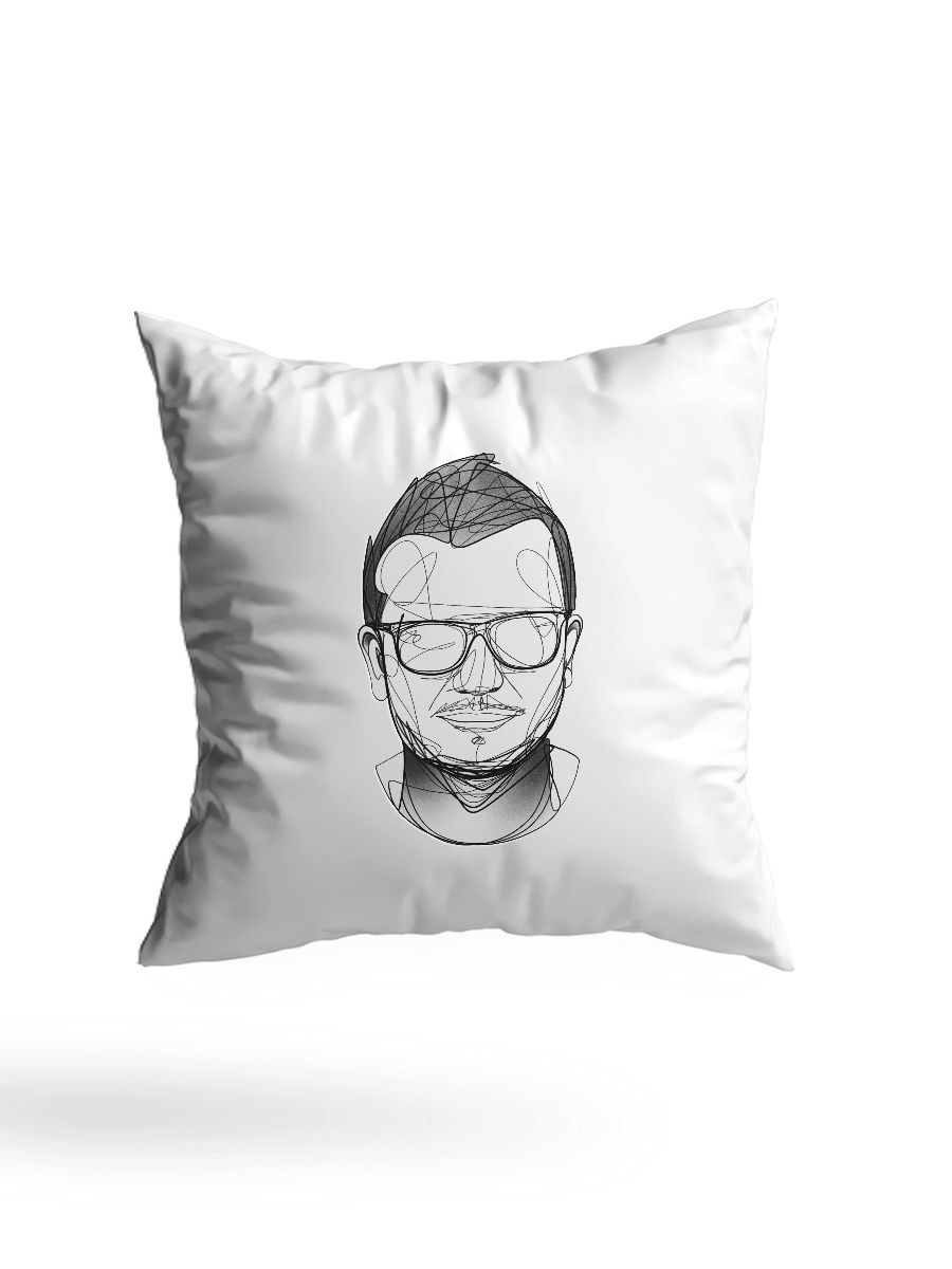 

Подушка СувенирShop Комики "Дмитрий Позов/Импровизация" 35x35, Белый, PL-KMIMP8-W/35S