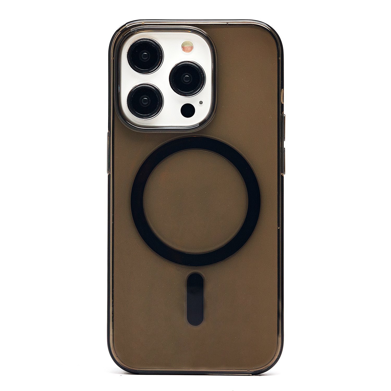 

Чехол для iPhone 14 Pro пластиковый MagSafe 4 <черный>