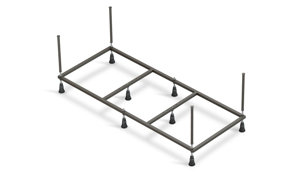 Рама для ванныSANTANA-170NEWметалическая в комплекте со сборочным пакетом,K-RW-SANTANA*170