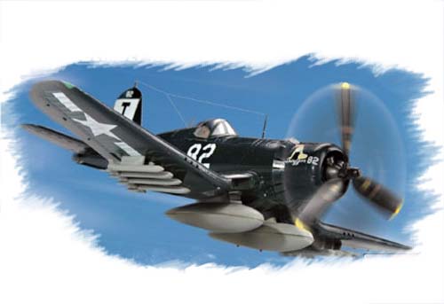 фото Сборная модель hobbyboss 1/72 самолет f4u-1 “corsair” 80217