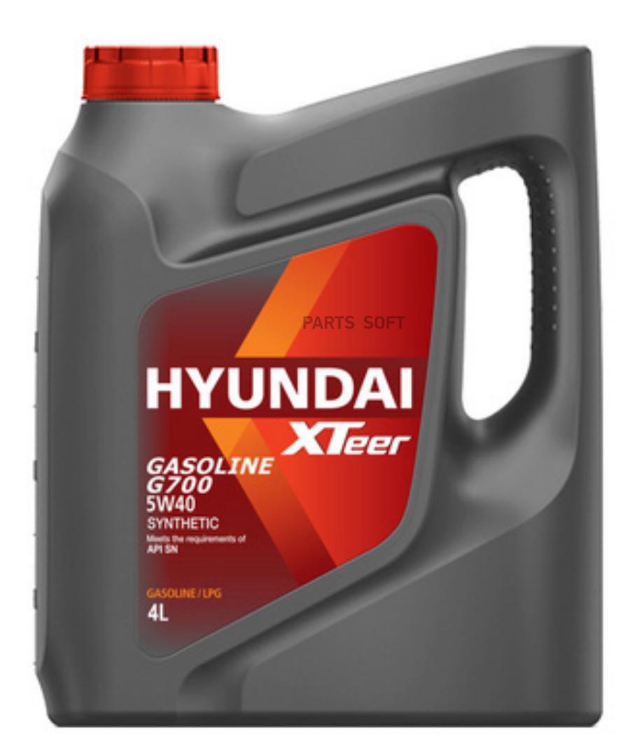 

Моторное масло HYUNDAI Xteer синтетическое Gasoline G700 5W40 SN 3,5л