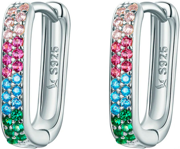 

Серьги из серебра bamoer SCE1218, фианит, SCE1218