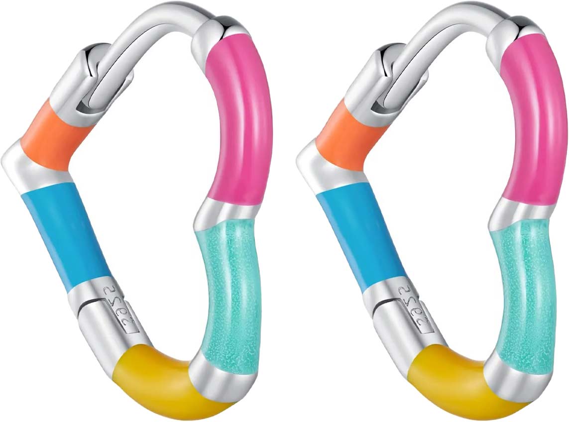 

Серьги из серебра bamoer SCE1607, эмаль, SCE1607