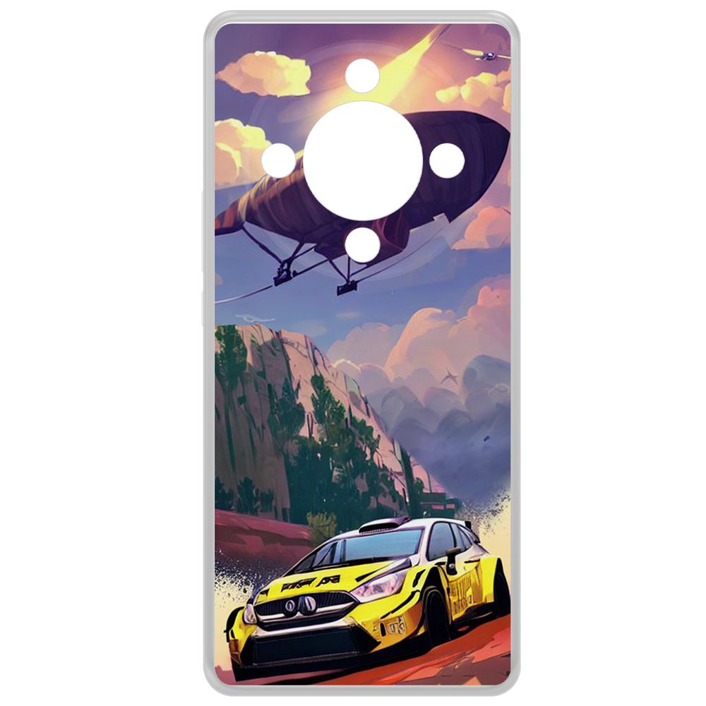 

Чехол-накладка Krutoff Clear Case Гонка для Honor X9b, Прозрачный