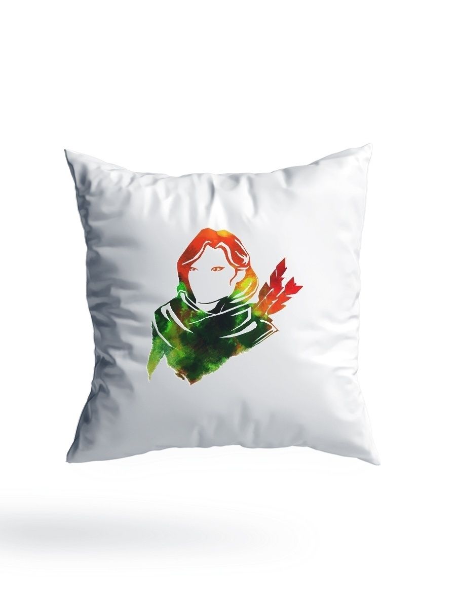 

Подушка СувенирShop Компьютерная игра "Dota 2/Windranger" 35x35, Белый, PL-GMDOT1-W/35S