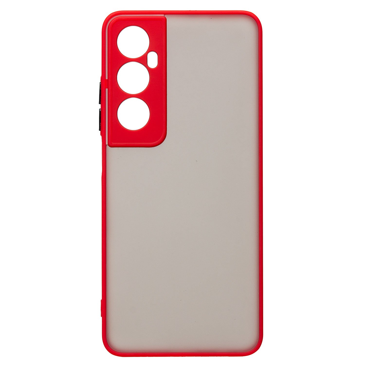 

Чехол для Realme C65 (RMX3910) пластиковый с окантовкой <красный>